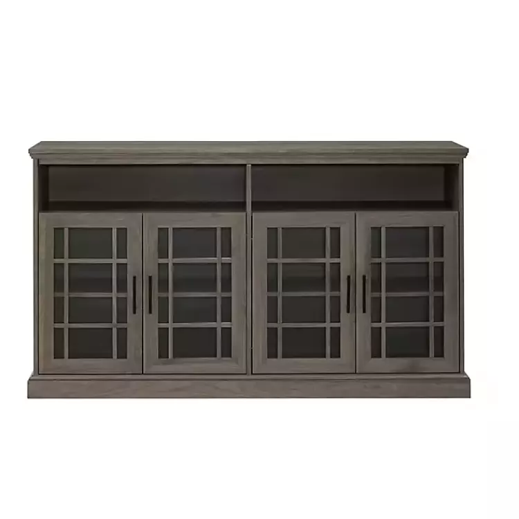 slate_gray_glass_door_classic_tv_stand_2.webp Slate Glass Door Classic TV Stand>Kirklands Home Hot
