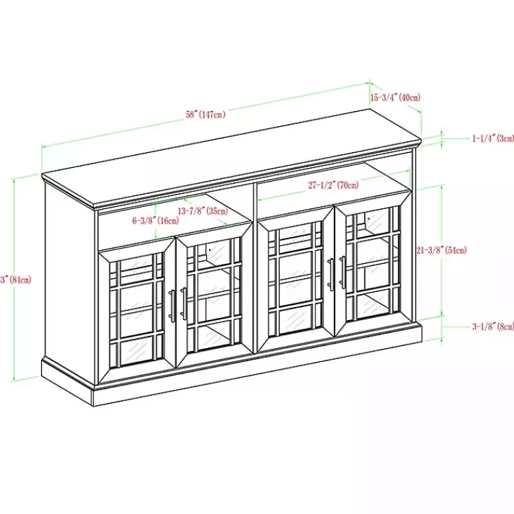 slate_gray_glass_door_classic_tv_stand_4.webp Slate Glass Door Classic TV Stand>Kirklands Home Hot