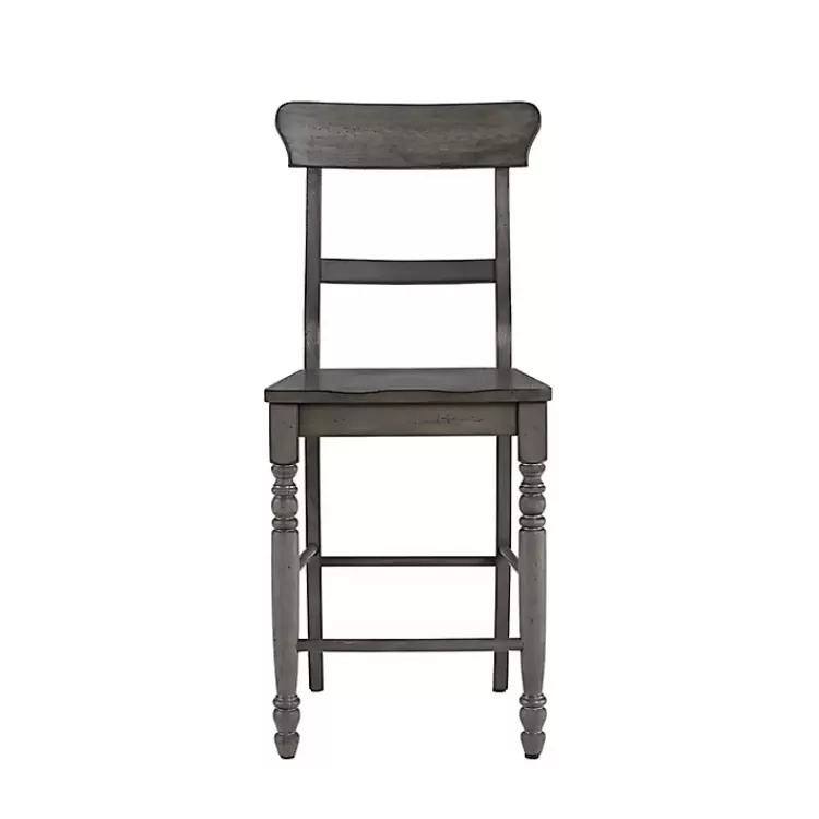Slate Ladder Back Counter Stools, Set of 2>Kirklands Home Store
