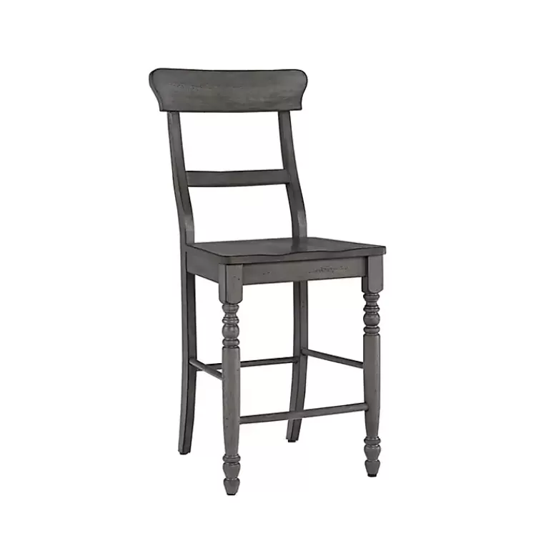 Slate Ladder Back Counter Stools, Set of 2>Kirklands Home Store