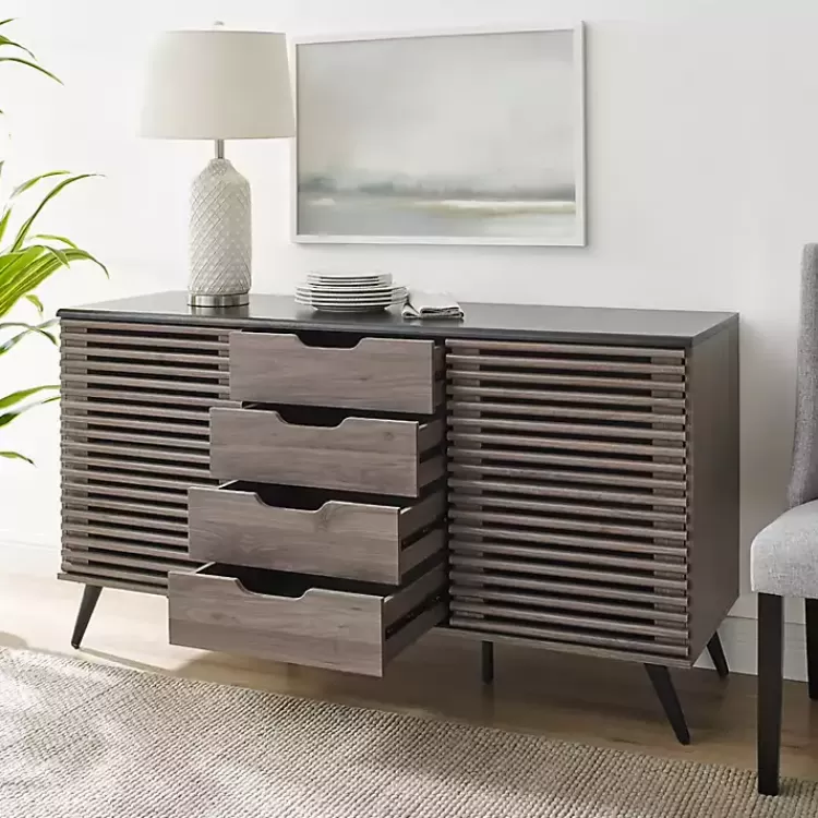 slate_gray_slatted_drawer_cabinet_3.webp Slate Slatted 4-Drawer Cabinet>Kirklands Home Fashion