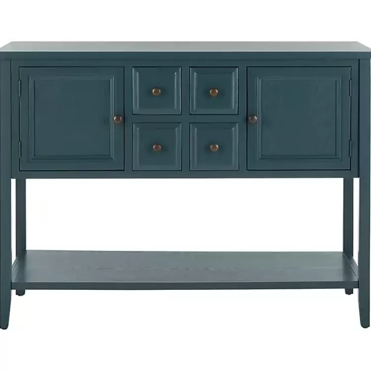 Slate Teal 4-Drawer Charlotte Sideboard>Kirklands Home Outlet