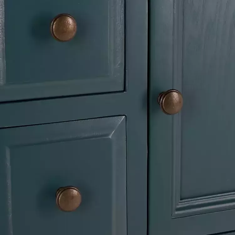slate_teal_drawer_charlotte_sideboard_2.webp Slate Teal 4-Drawer Charlotte Sideboard>Kirklands Home Outlet