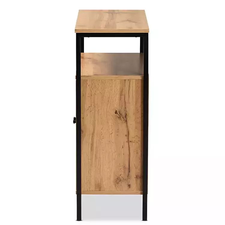 slatted_oak_wood_cabinet_3.webp Slatted Oak Wood Cabinet>Kirklands Home Outlet
