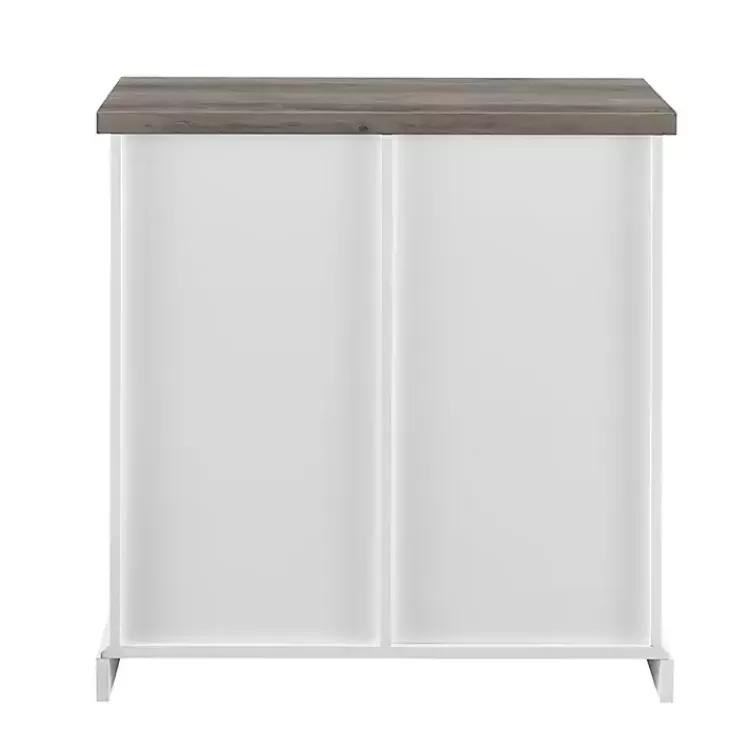 slatted_sliding_barn_door_white_and_gray_cabinet_3.webp Slatted Sliding Barn Door White and Cabinet>Kirklands Home Best