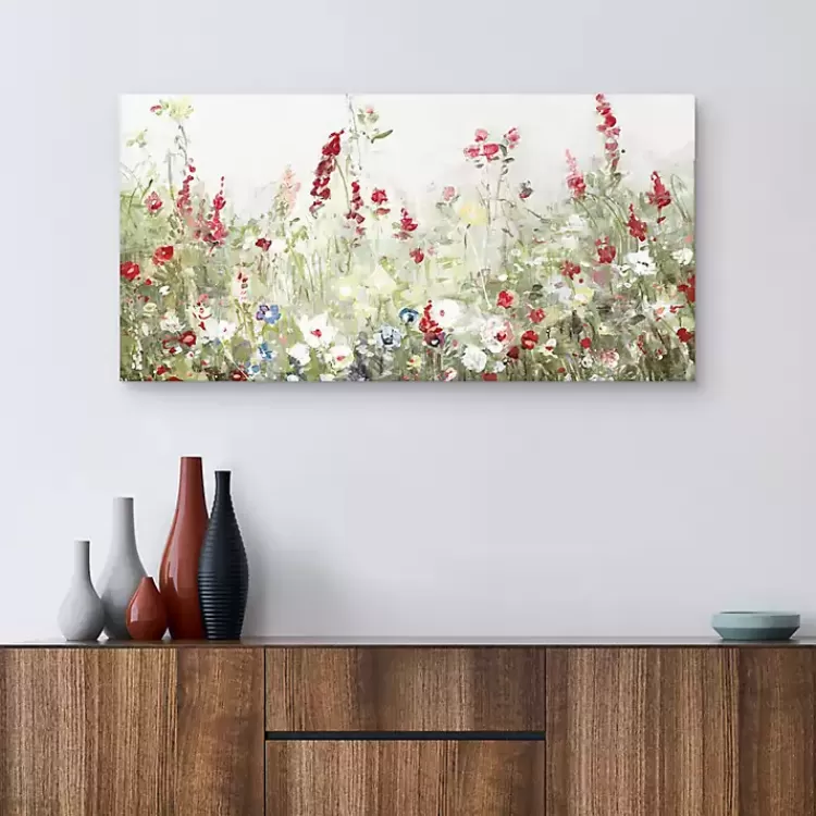 Sleepy Spring Meadow Canvas Art Print>Kirklands Home Cheap
