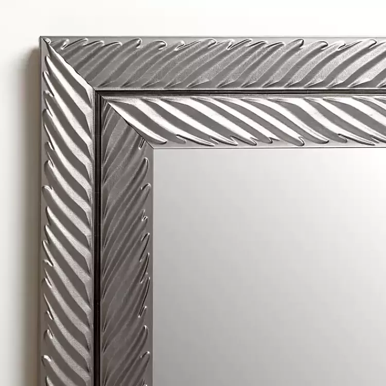 Sloan Silver Grooved Wall Mirror>Kirklands Home Discount