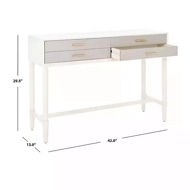 sloane_white_fourdrawer_console_table_7.webp Sloane Four-Drawer Console Table>Kirklands Home Flash Sale