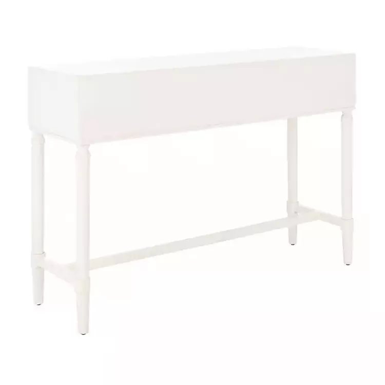 sloane_white_fourdrawer_console_table_9.webp Sloane Four-Drawer Console Table>Kirklands Home Flash Sale