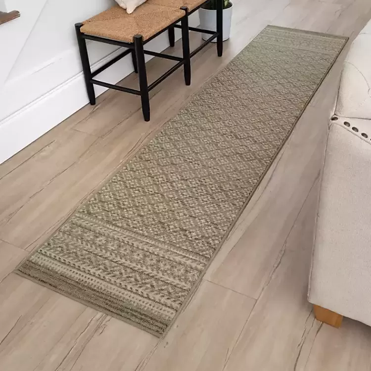 Smoky Ornamental Patterned Floor Runner, 2x8>Kirklands Home Online