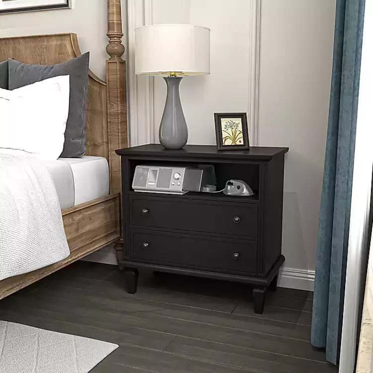 Smooth 2-Drawer Wood Nightstand>Kirklands Home Best Sale