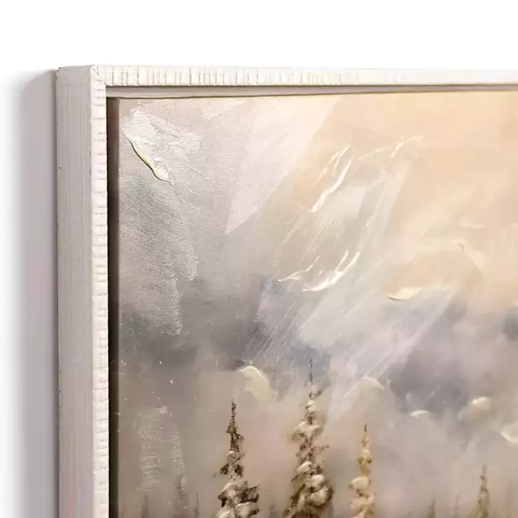 snowy_forest_at_dusk_framed_canvas_art_print_2.webp Snowy Forest at Dusk Framed Canvas Art Print>Kirklands Home Best Sale