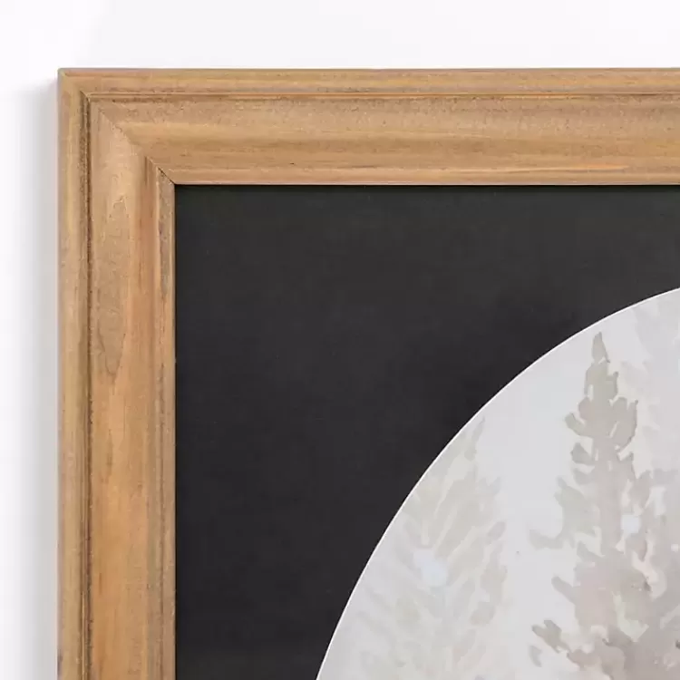 Snowy Trees Oval Framed Art Print>Kirklands Home Store