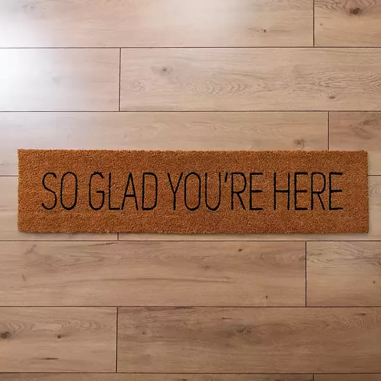 So Glad You're Here Coir Doormat>Kirklands Home Best