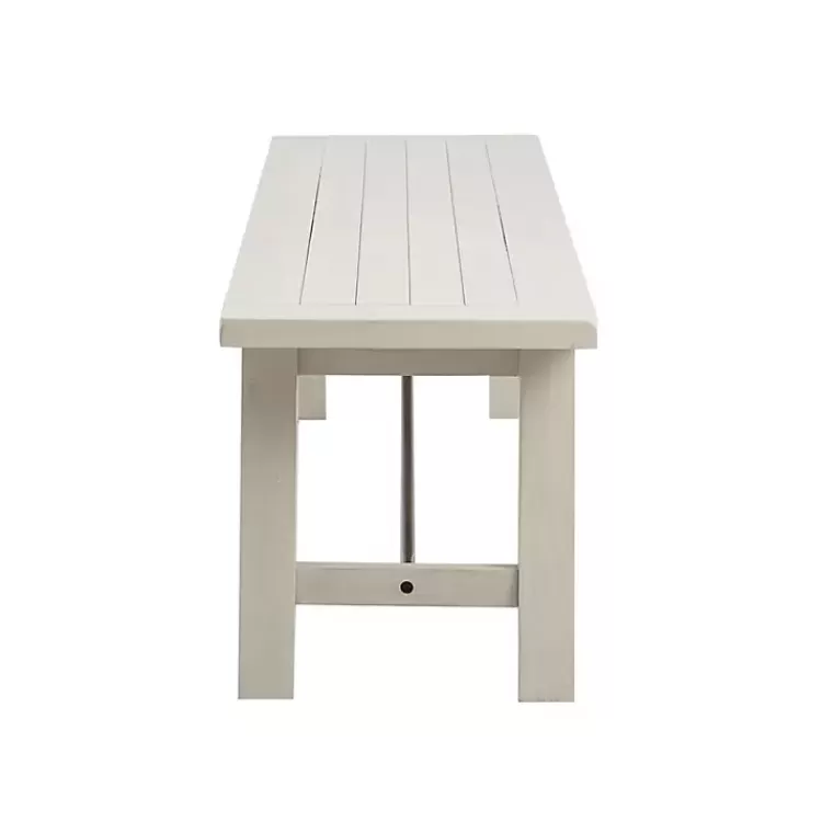 sofia_white_wooden_dining_bench_with_metal_bars_3.webp Sofia Wooden Dining Bench with Metal Bars>Kirklands Home Clearance