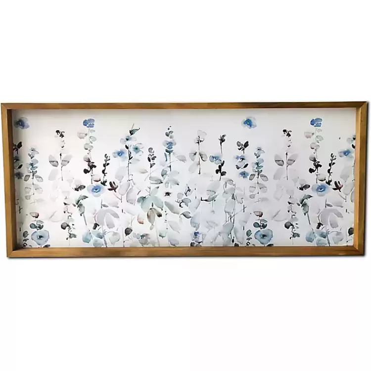 Soft Blue Garden Framed Canvas Art Print>Kirklands Home Best