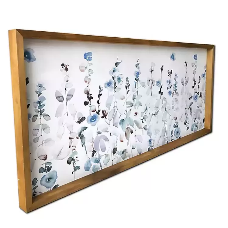 Soft Blue Garden Framed Canvas Art Print>Kirklands Home Best