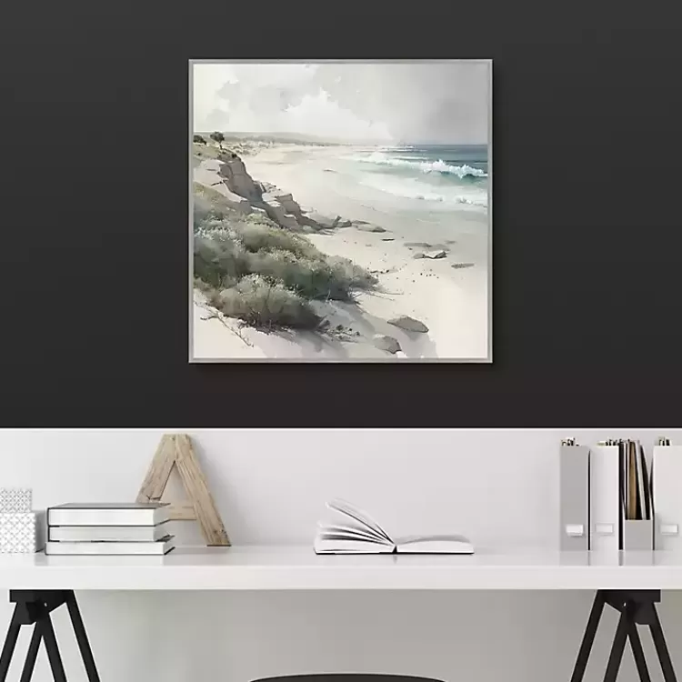 soft_coastal_ii_framed_canvas_art_print_2.webp Soft Coastal II Framed Canvas Art Print>Kirklands Home Best Sale