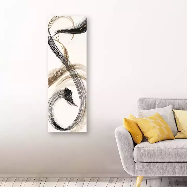 Soft Strokes Neutral Canvas Art Print>Kirklands Home Best