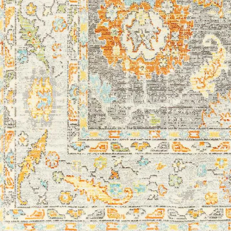 soft_yellow_and_gray_floral_area_rug_x_3.webp Soft Yellow and Gray Floral Area Rug, 8x12>Kirklands Home Discount