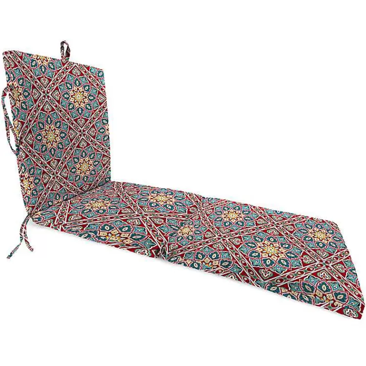 Solano Flowers Outdoor Chaise Cushion>Kirklands Home Hot