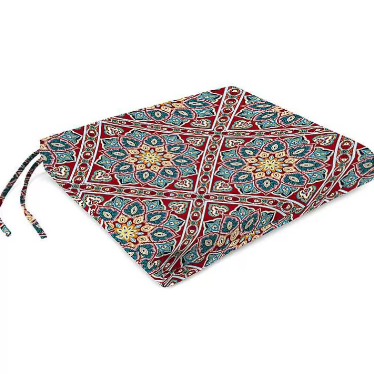 Solano Flowers Outdoor Seat Cushion>Kirklands Home Store