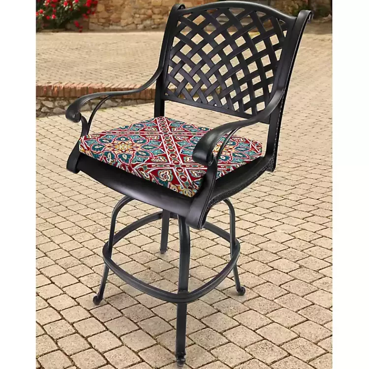 Solano Flowers Outdoor Seat Cushion>Kirklands Home Store