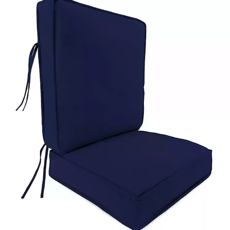Solid Navy Outdoor Deep Seat Cushion>Kirklands Home Flash Sale