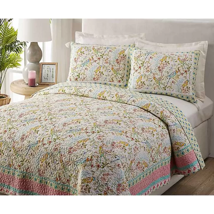Sonnet Full/Queen 3-pc. Quilt Set>Kirklands Home Fashion