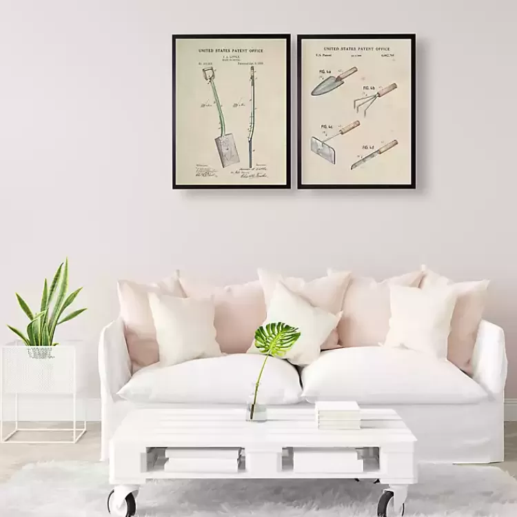 Spade Patent Framed Art Print>Kirklands Home Discount
