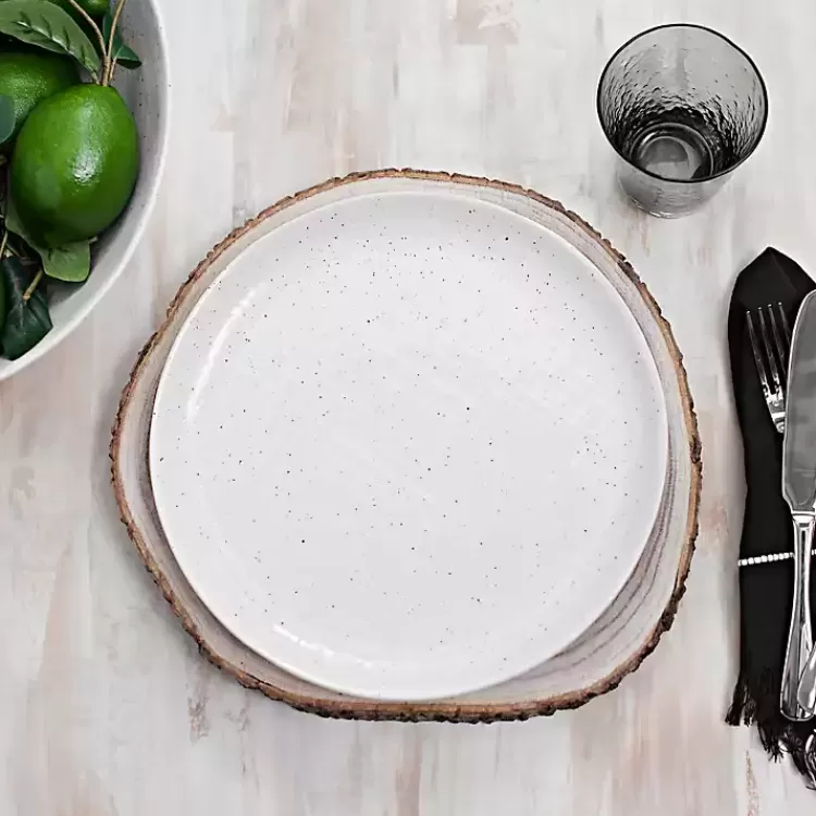Speckled Cream Simple Things Dinner Plate>Kirklands Home Online