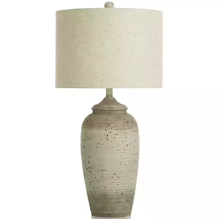 Speckled Cream Two-Tone Ridge Table Lamp>Kirklands Home Best Sale