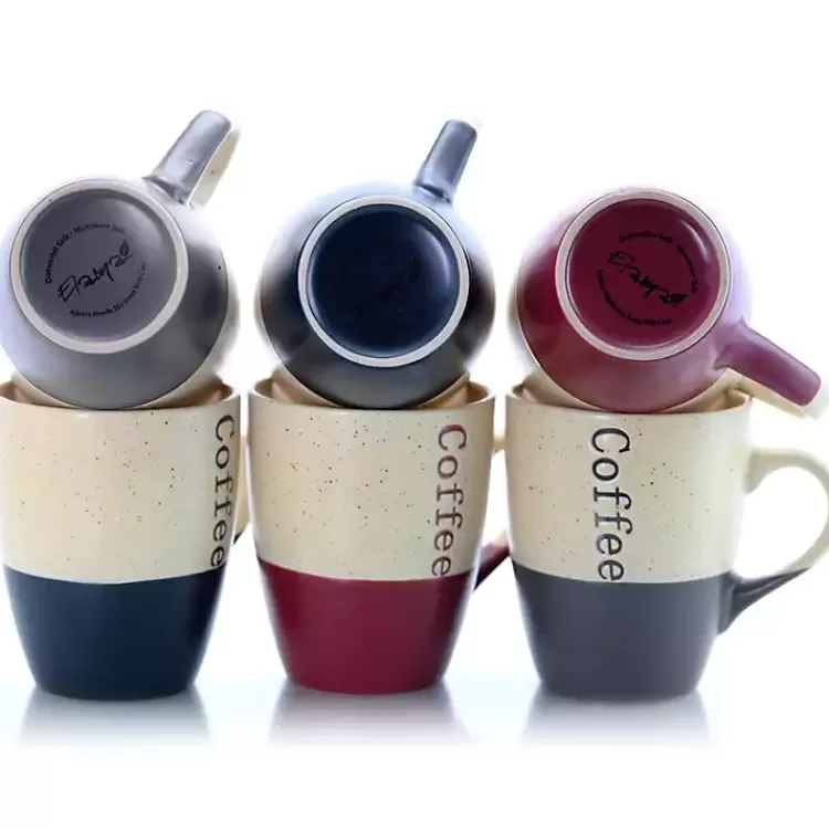 speckled_pc_coffee_mugs_with_stand_4.webp Speckled 6-pc. Coffee Mugs with Stand>Kirklands Home Shop