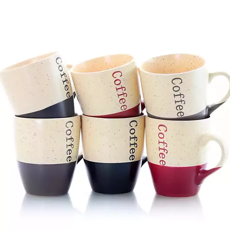 speckled_pc_coffee_mugs_with_stand_7.webp Speckled 6-pc. Coffee Mugs with Stand>Kirklands Home Shop