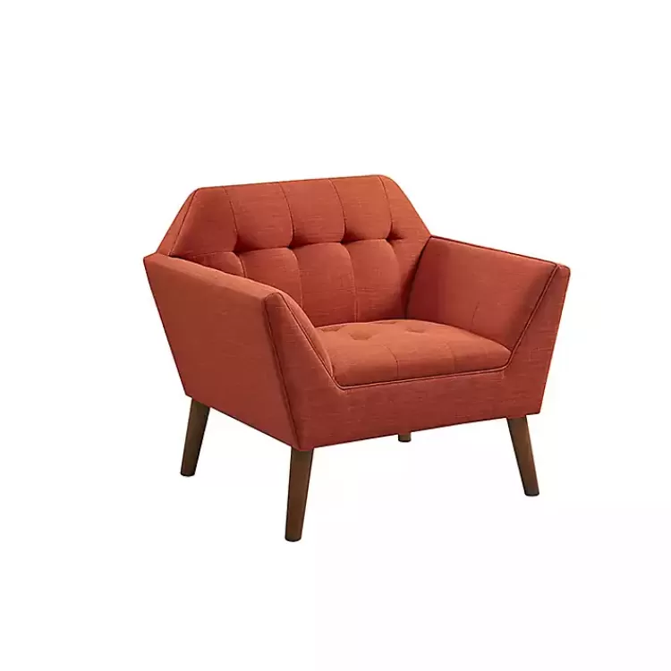 Spice Button Tufted Accent Chair>Kirklands Home Sale