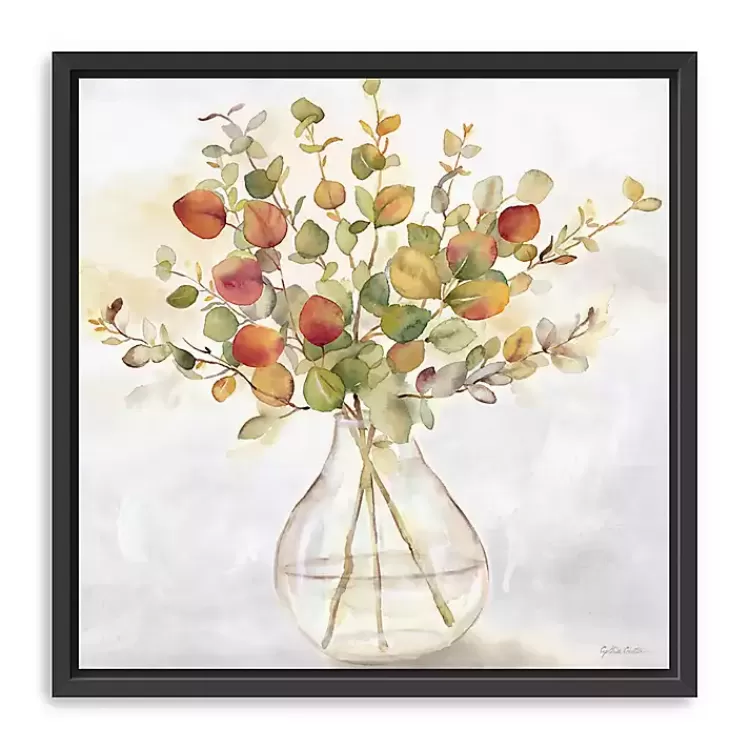 Spice Eucalyptus Framed Canvas Print, 30x30 in.>Kirklands Home Cheap