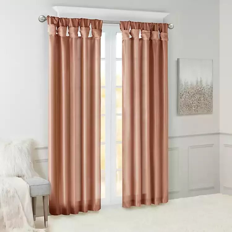 Spice Twist Top Curtain Panel, 84 in.>Kirklands Home Cheap