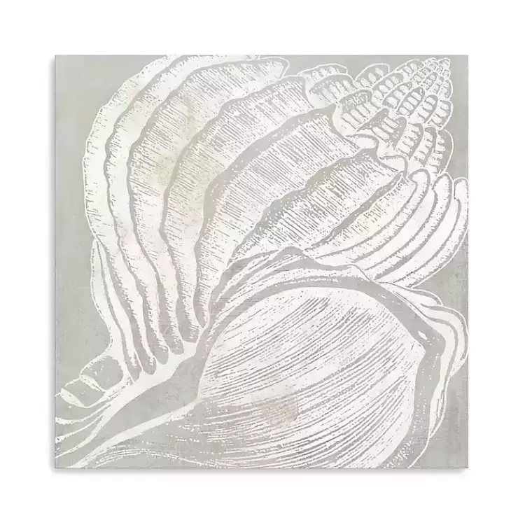 Spiral Seashell Close Up Canvas Art Print>Kirklands Home Sale