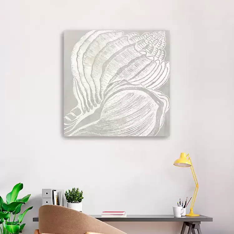 Spiral Seashell Close Up Canvas Art Print>Kirklands Home Sale