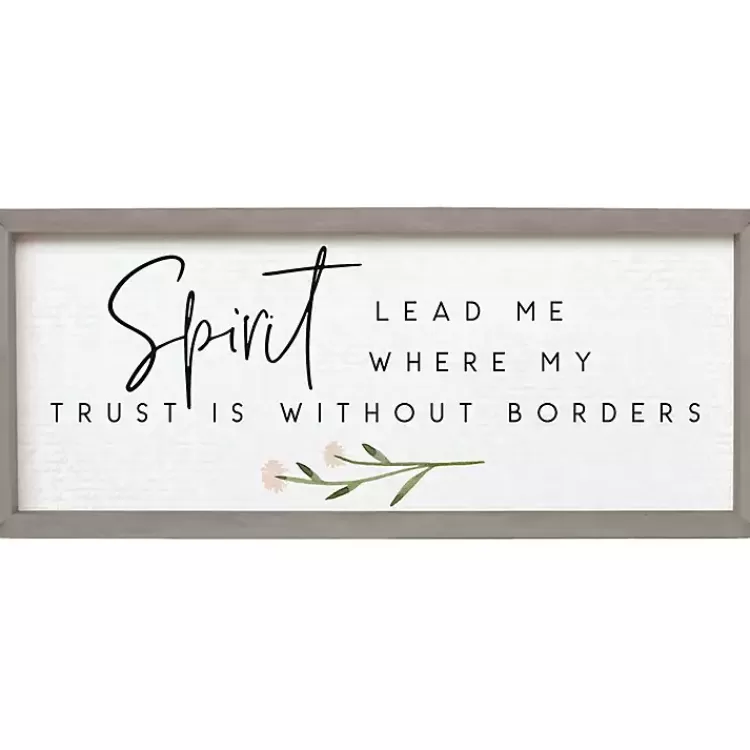 Spirit Lead Me Framed Wall Plaque>Kirklands Home Best