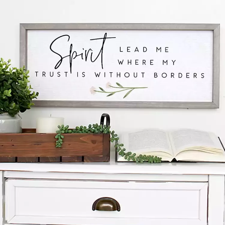 Spirit Lead Me Framed Wall Plaque>Kirklands Home Best