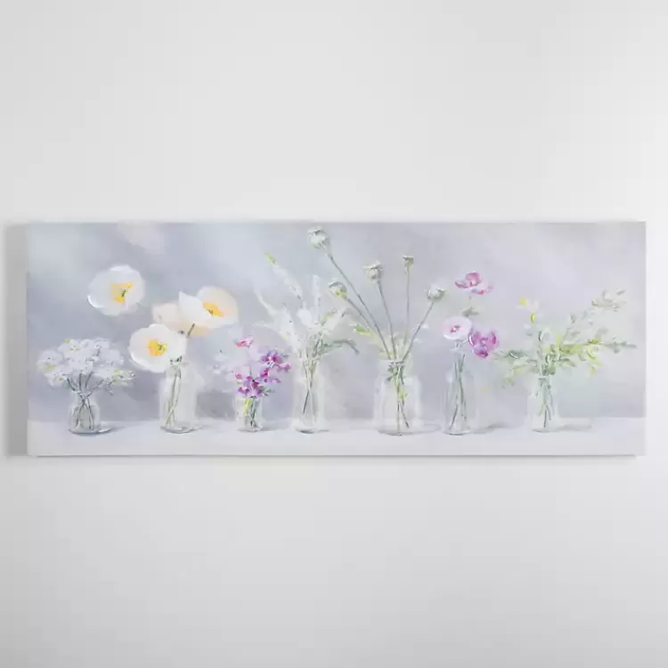 Spring Blooms in Vases Canvas Art Print>Kirklands Home Best