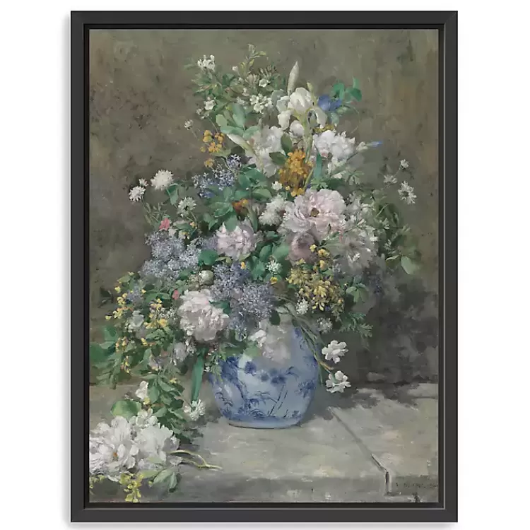 Spring Bouquet Framed Canvas Art Print, 26x34>Kirklands Home Flash Sale