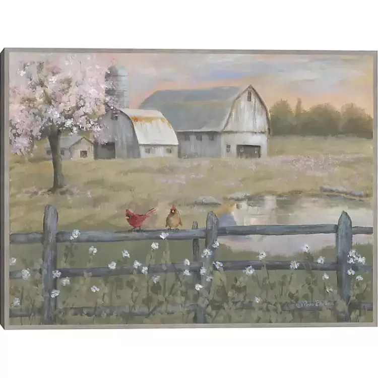 Spring Has Arrived Framed Canvas Art Print>Kirklands Home Clearance
