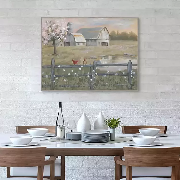 Spring Has Arrived Framed Canvas Art Print>Kirklands Home Clearance