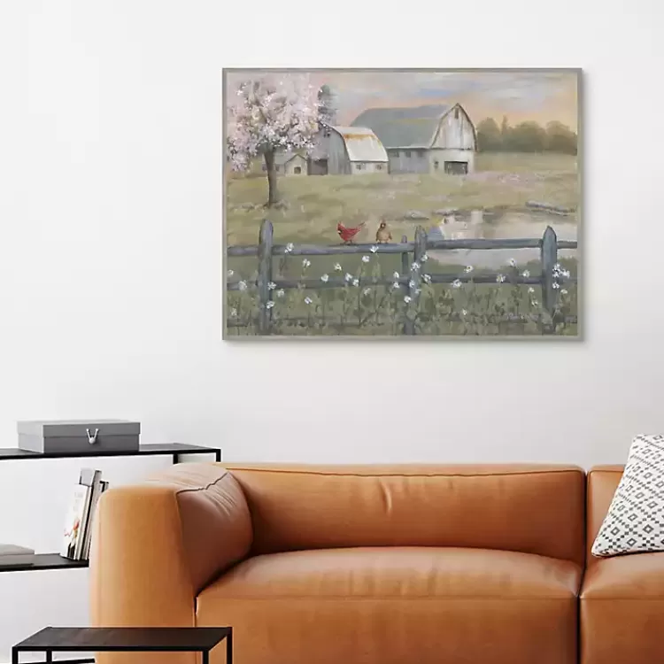 spring_has_arrived_framed_canvas_art_print_2.webp Spring Has Arrived Framed Canvas Art Print>Kirklands Home Clearance