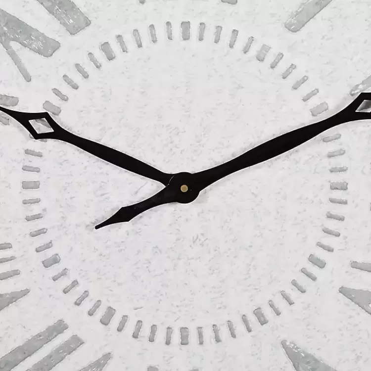 square_galvanized_metal_wall_clock_3.webp Square Galvanized Metal Wall Clock>Kirklands Home Cheap