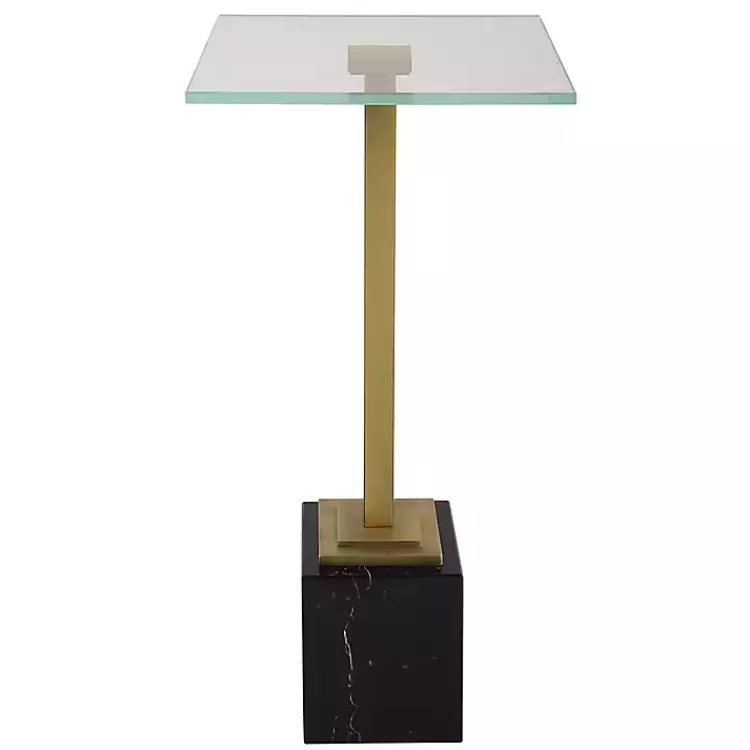 square_glass_and_black_marble_accent_table_2.webp Square Glass and Marble Accent Table>Kirklands Home Discount