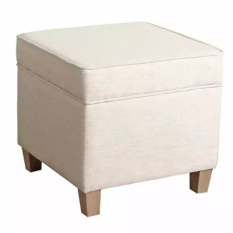 Square Oatmeal Storage Ottoman>Kirklands Home Cheap