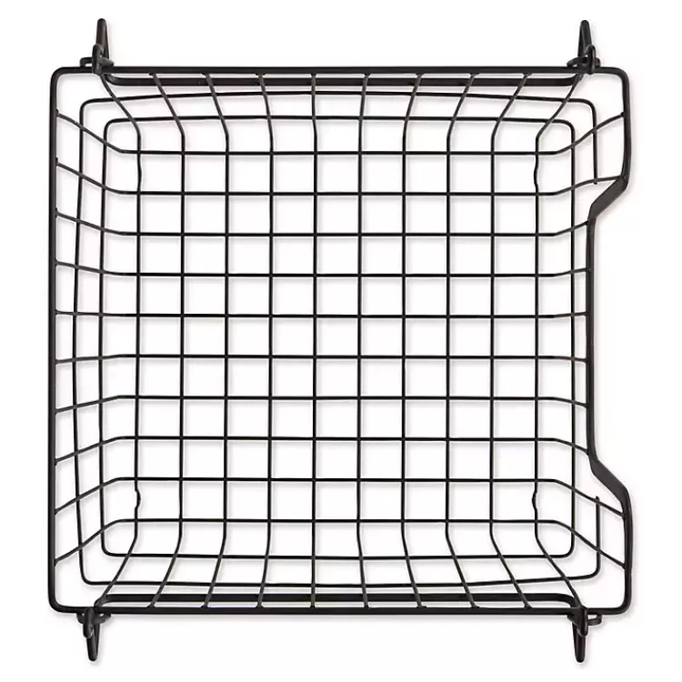 stackable_black_wire_kitchen_basket__in_2.webp Stackable Wire Kitchen Basket, 8 in.>Kirklands Home Cheap
